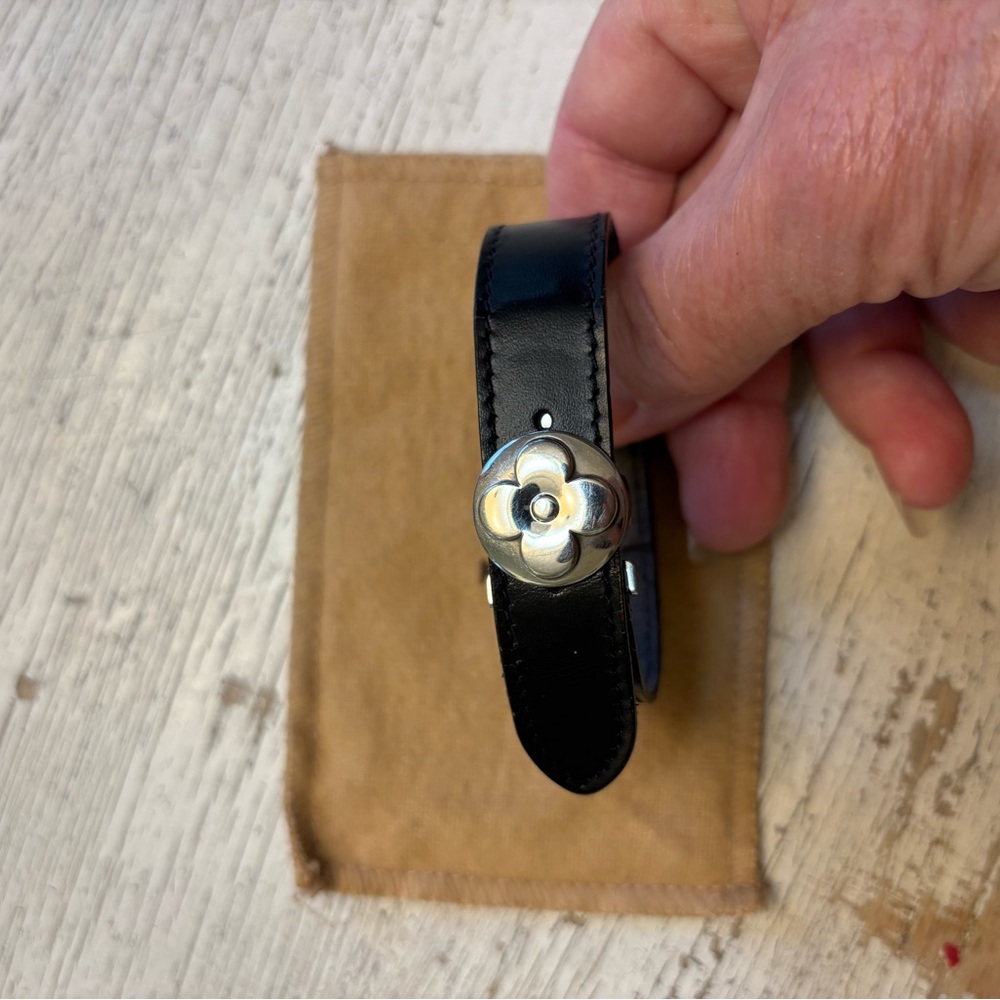 FINAL price!Louis Vuitton Black Monogram Wish Bracelet! Price is firm please! 🌷 - Picture 4 of 4